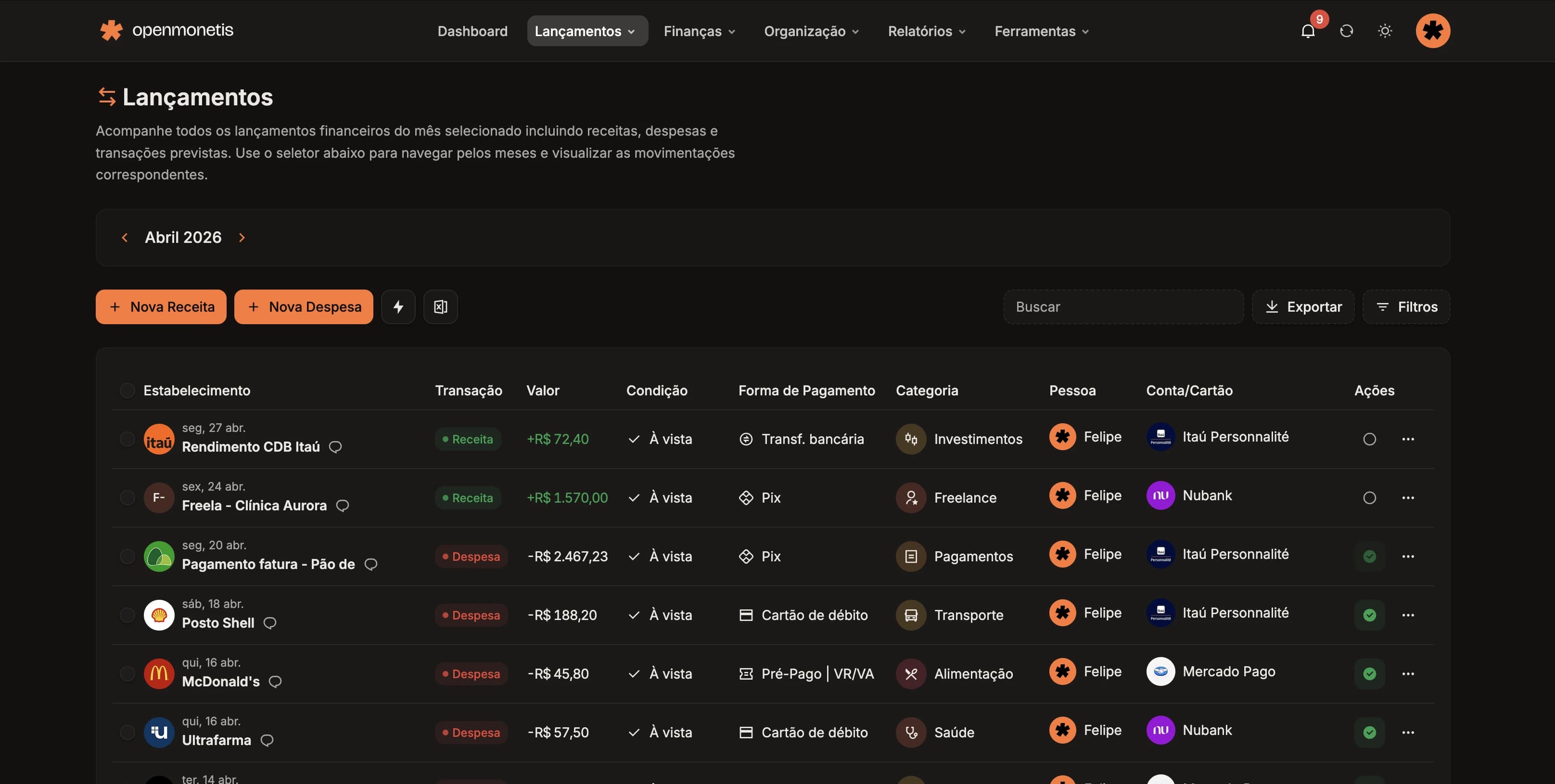 Preview Lançamentos