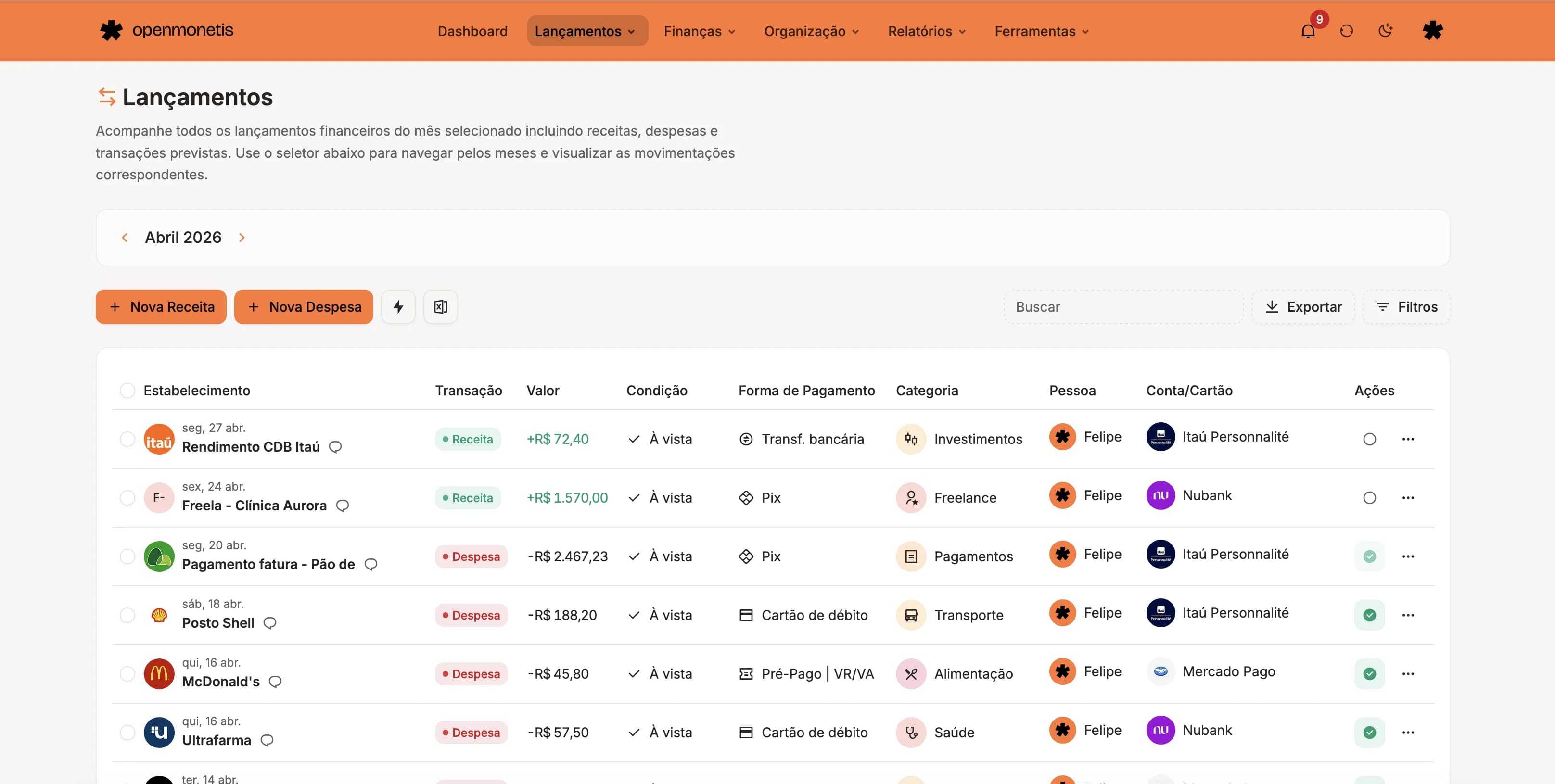 Preview Lançamentos
